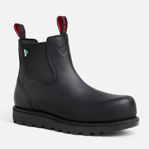 Red Wing Shoes Black Leather Chelsea Boots - Picture 1 of 11